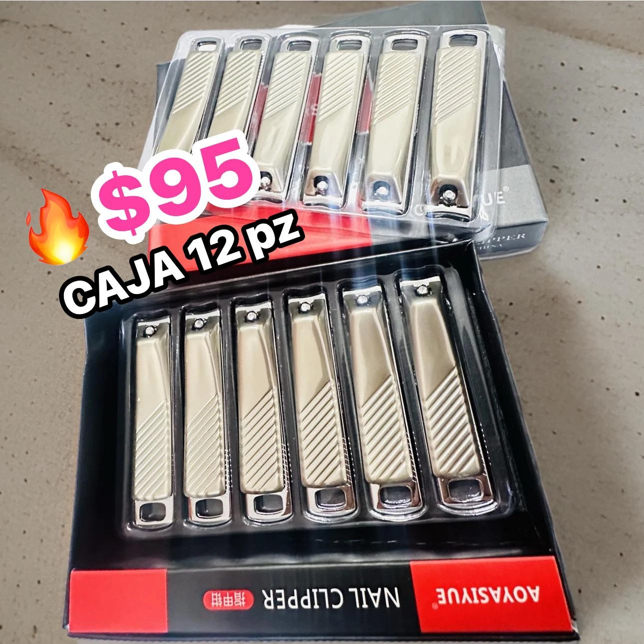 🔥CAJA 12 CORTAÚÑAS 🔥 AOYASIYUE