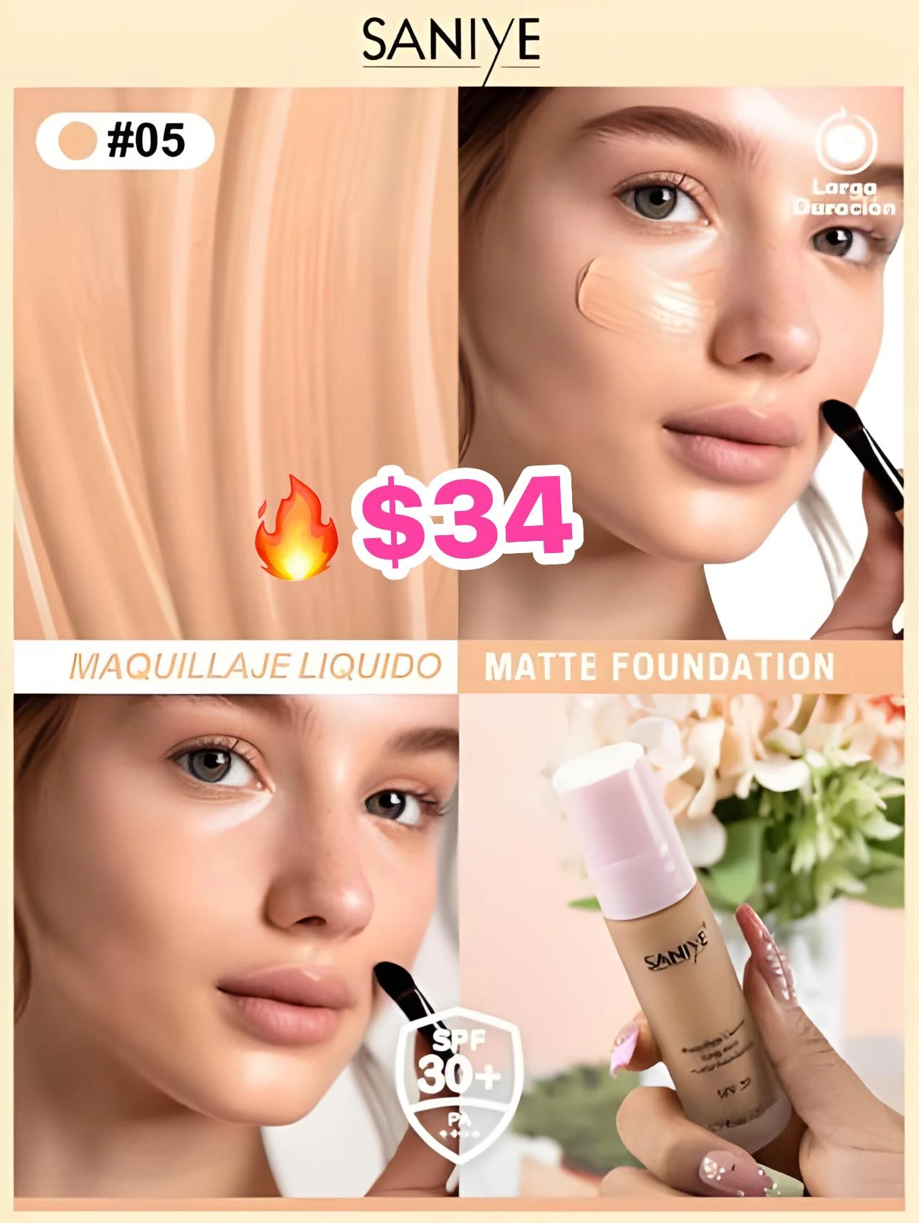 MAQUILLAJE SANIYE R6019