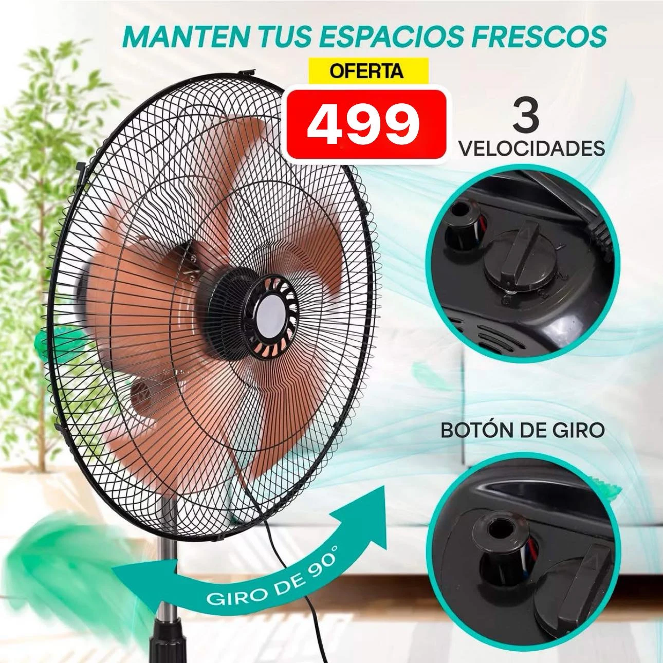 🔥VENTILADOR 18’’ 3 EN 1🔥