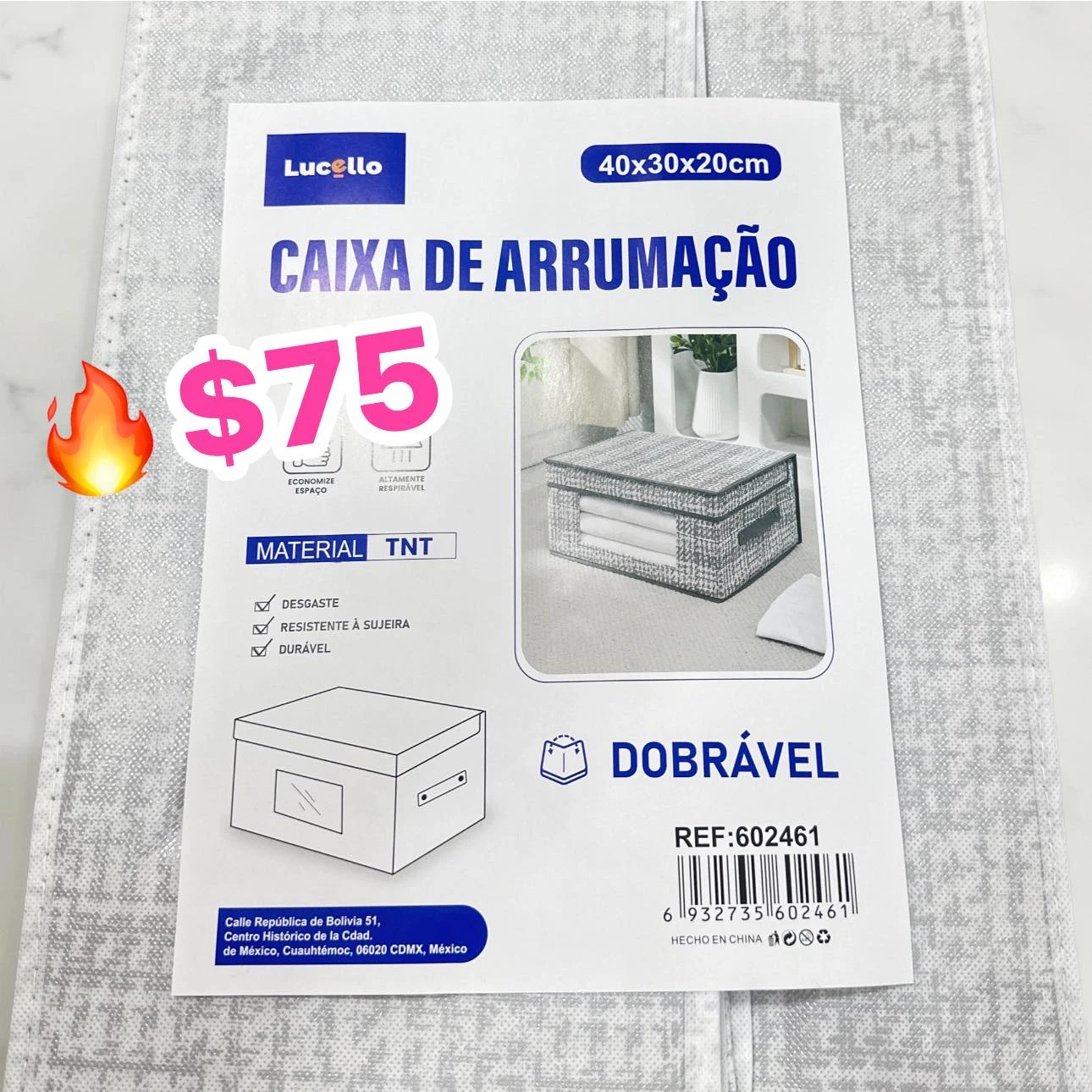 🔥CAJA ALMACENAMIENTO🔥 6932735602461