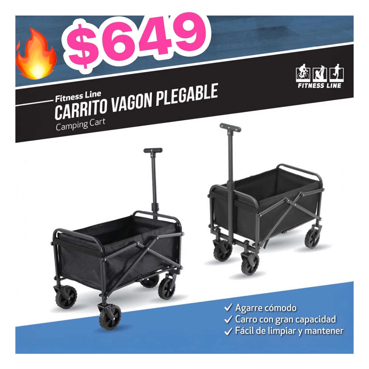 🔥CARRITO PLEGABLE🔥