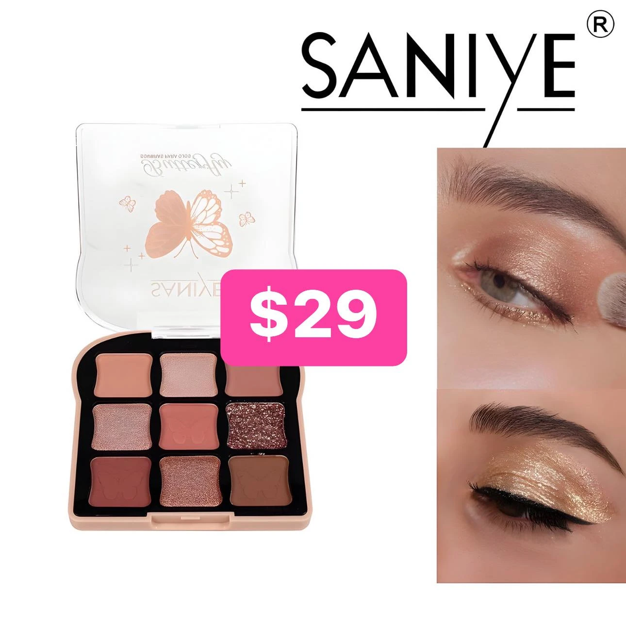 🔥PALETA DE SOMBRAS SANIYE🔥 7502287520880