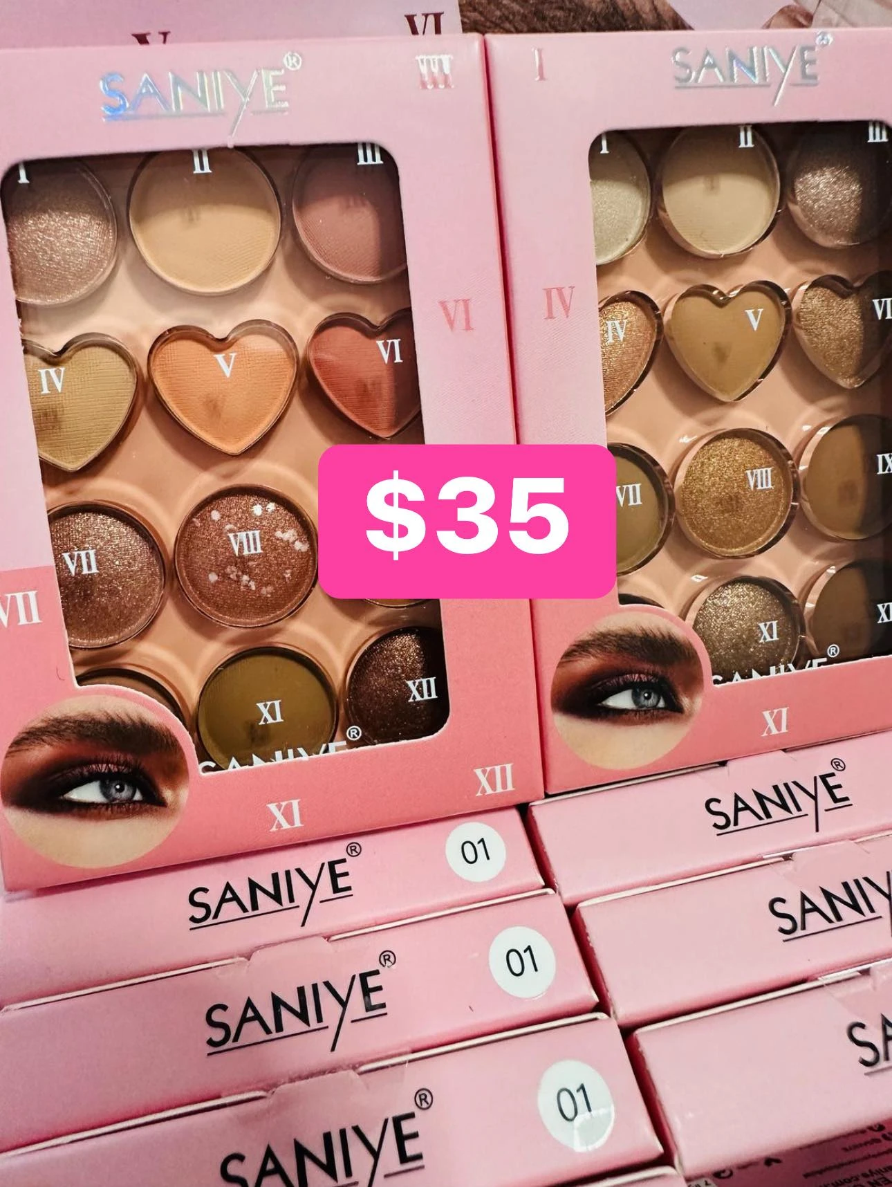 🔥PALETA DE SOMBRAS SANIYE🔥7502287520897