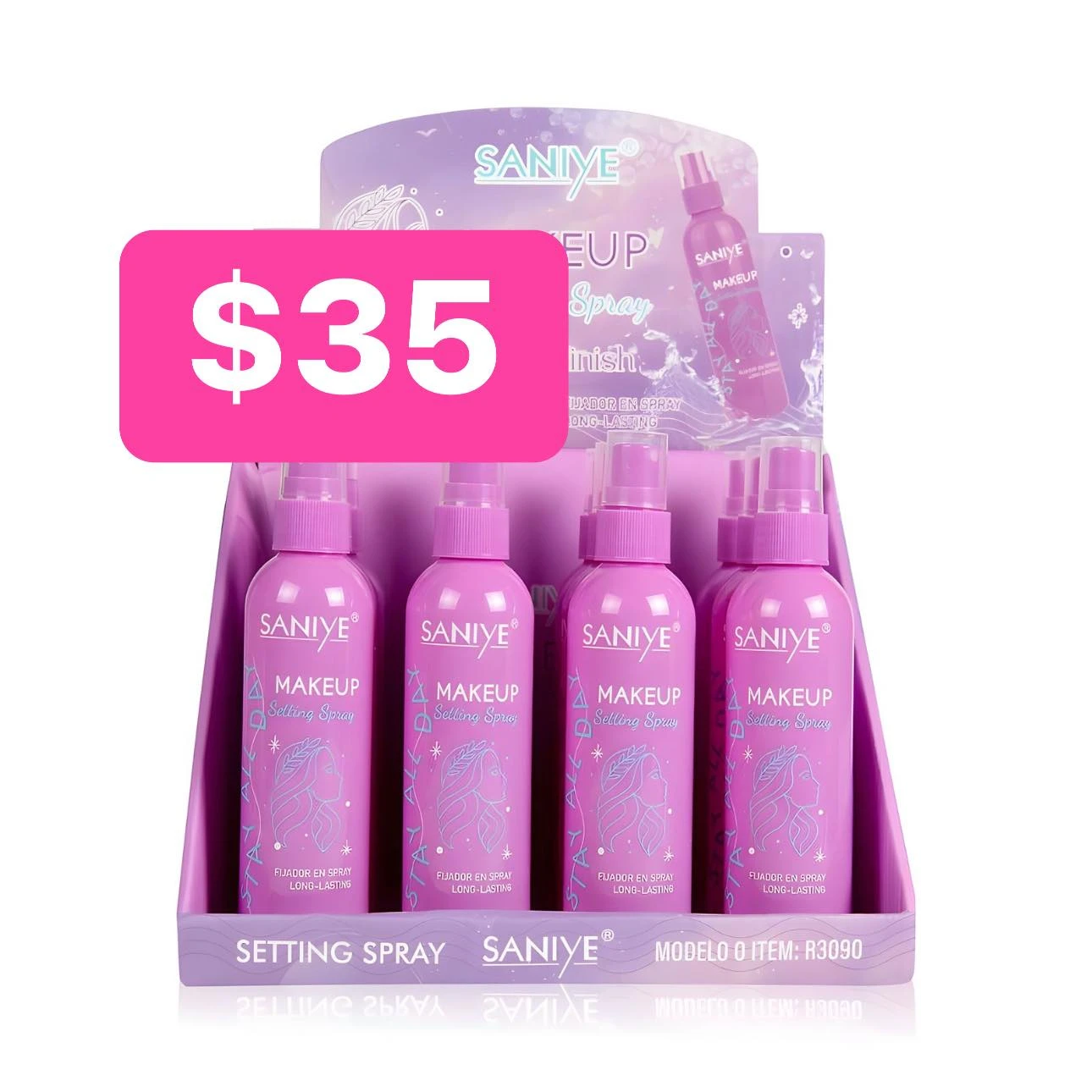 🔥FIJADOR DE MAQUILLAJE SANIYE 🔥 7502287472998