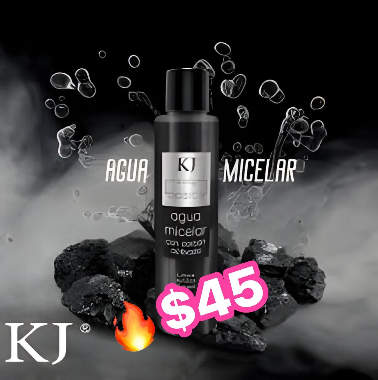 🔥AGUA MICELAR CON CARBON🔥