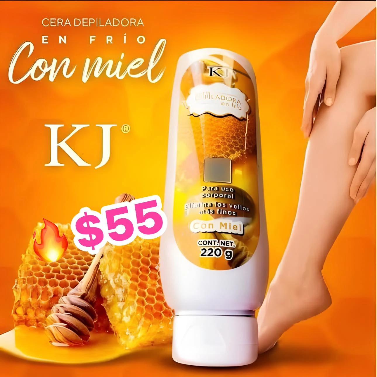 🔥CERA FRÍA MIEL KJ🔥