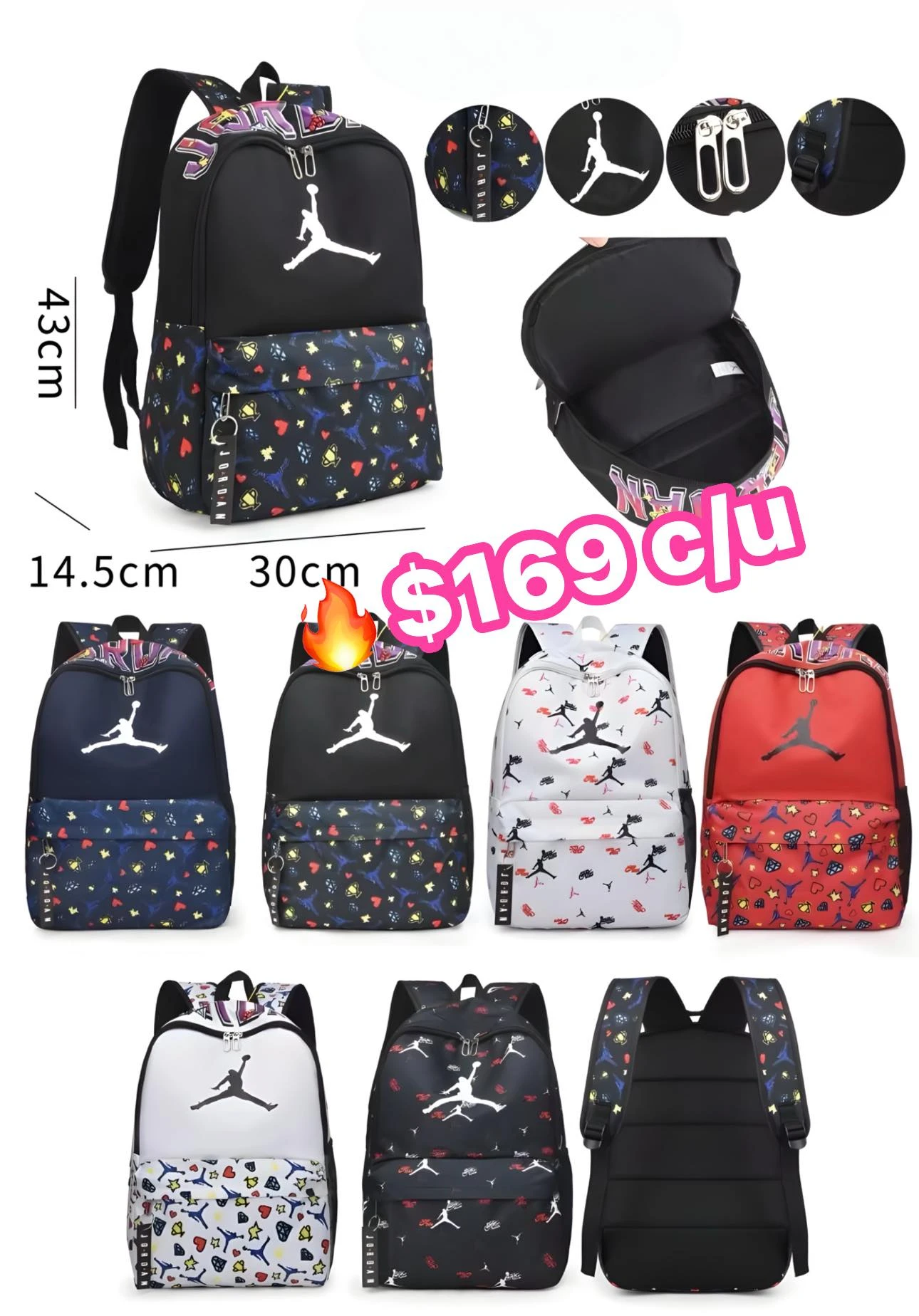 🔥MOCHILA ESCOLAR🔥jordans