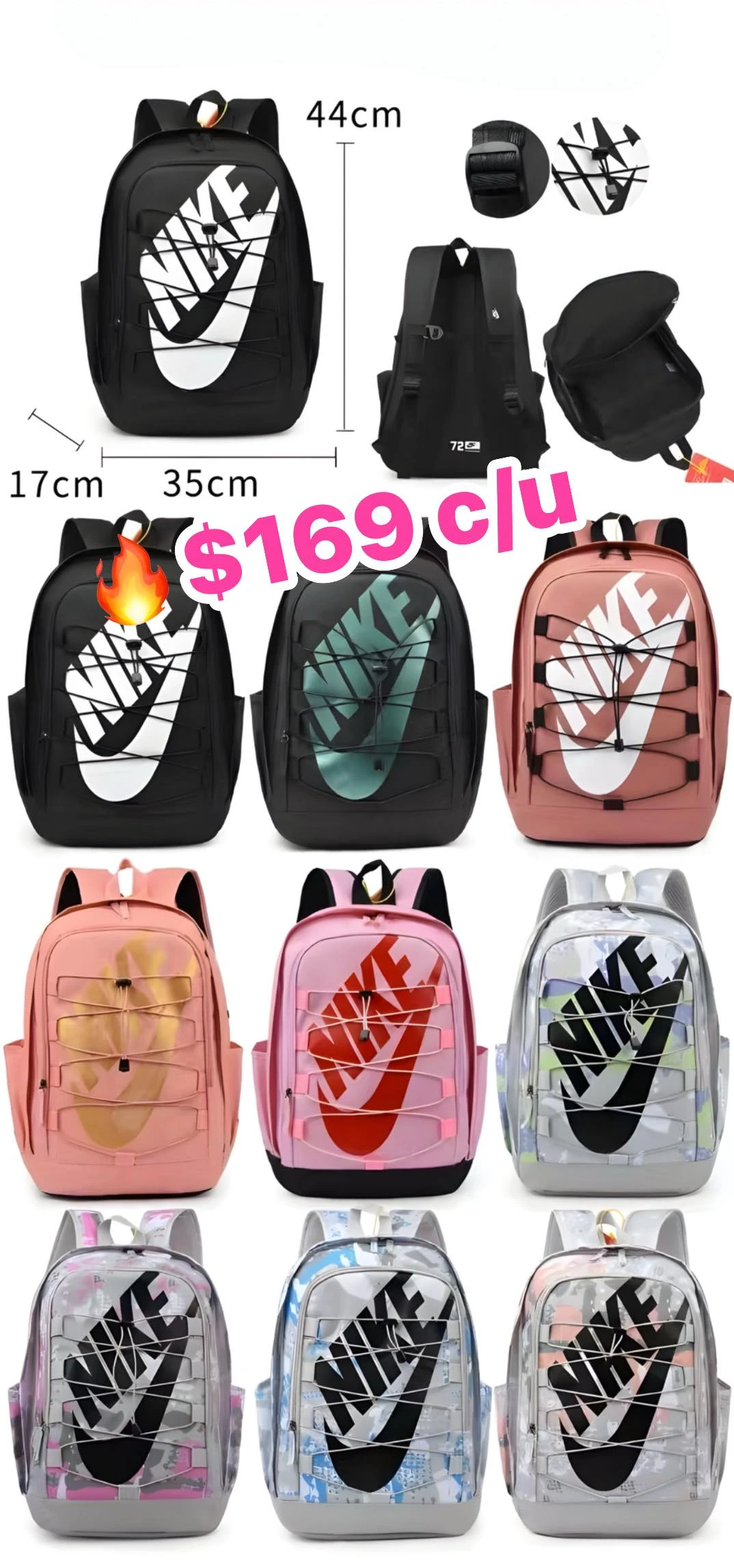 🔥MOCHILA ESCOLAR🔥 nikes