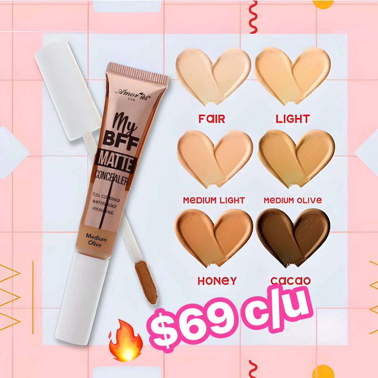🔥CORRECTOR MAQUILLAJE AMOR US🔥