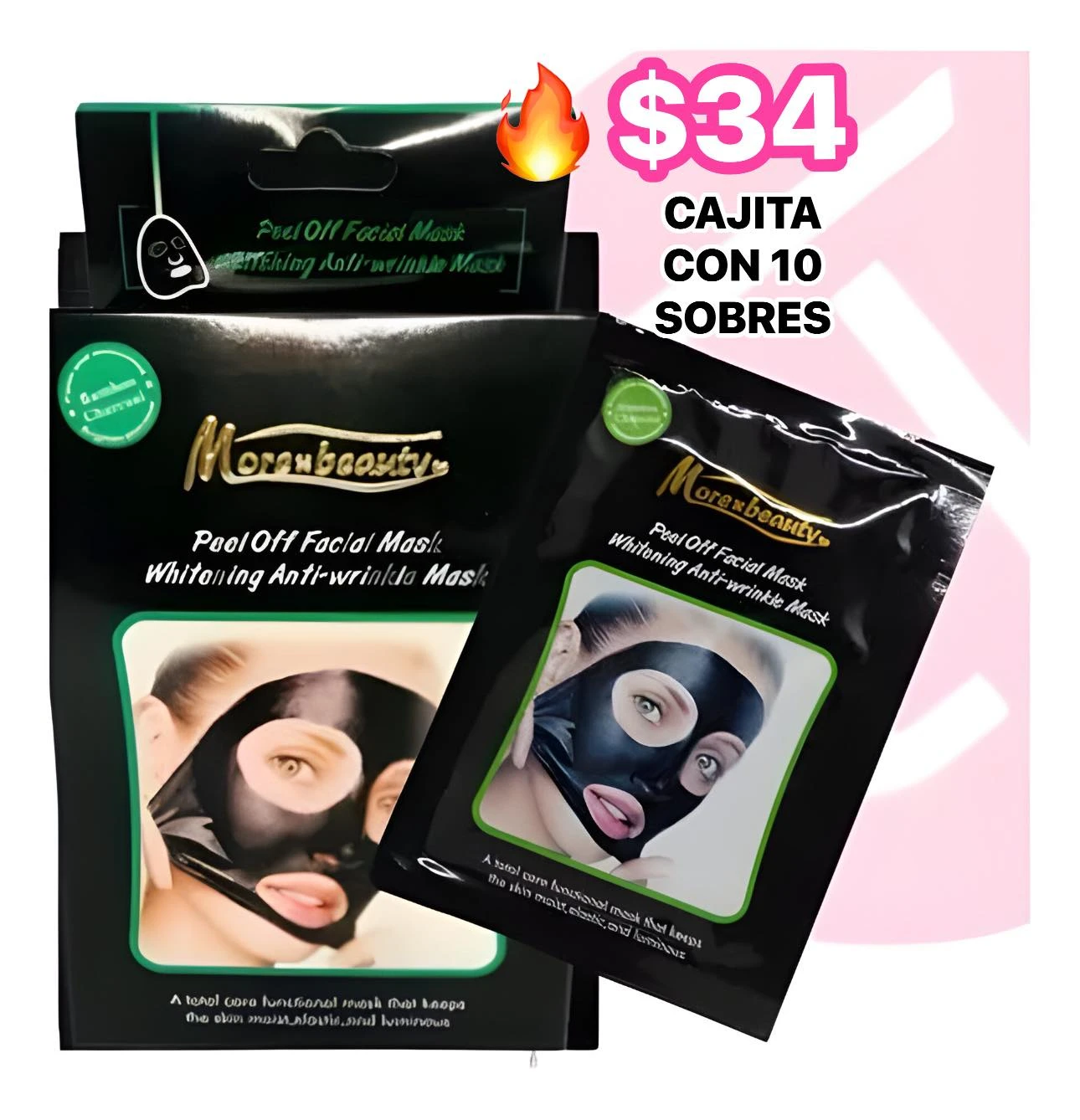 🔥CAJA CON 10 MASCARILLAS🔥
