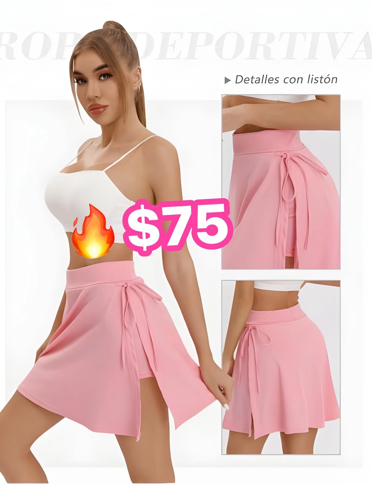 🔥FALDA CON SHORT🔥 DF