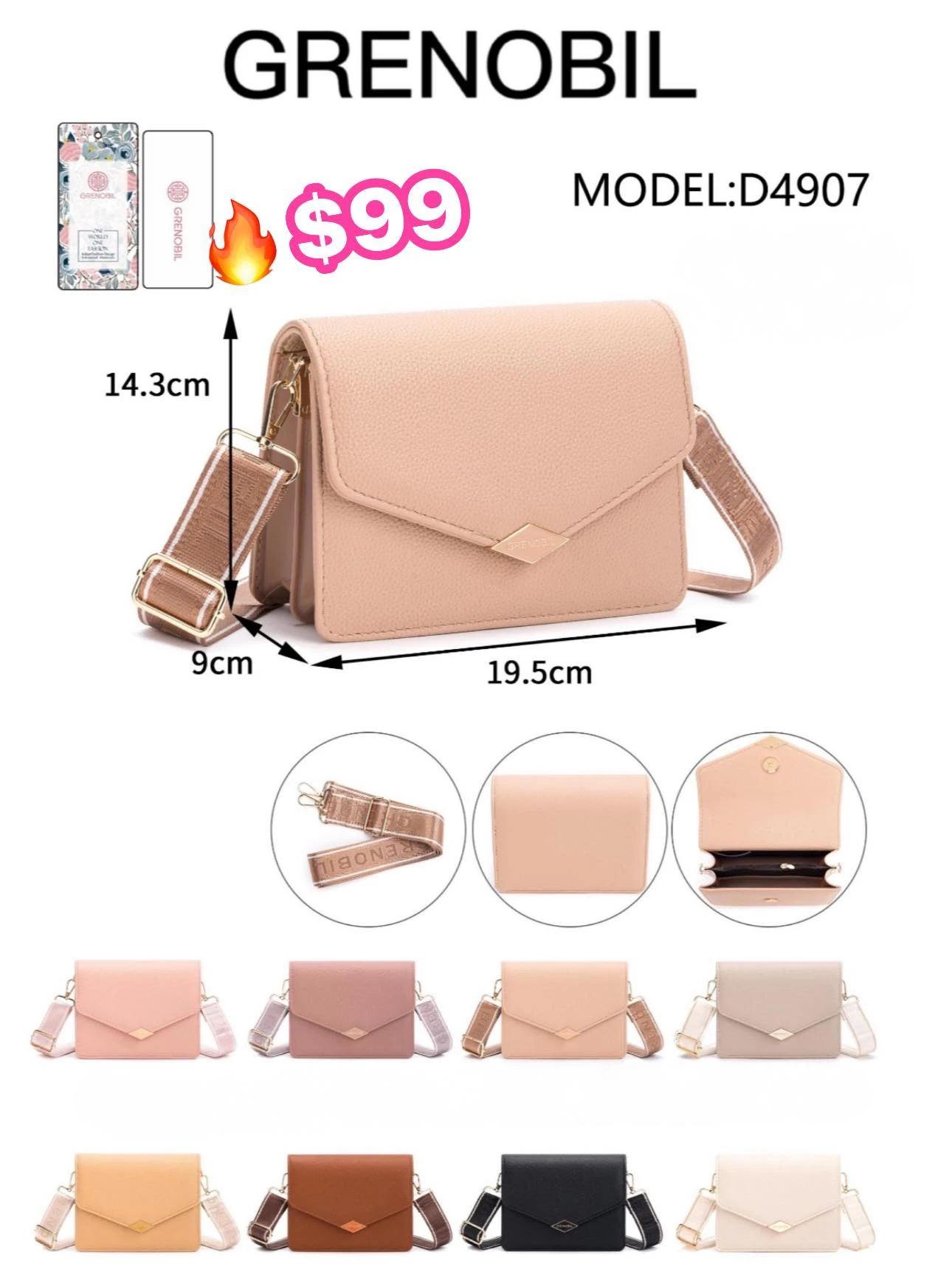 🔥BOLSA GRENOBIL🔥 D4395