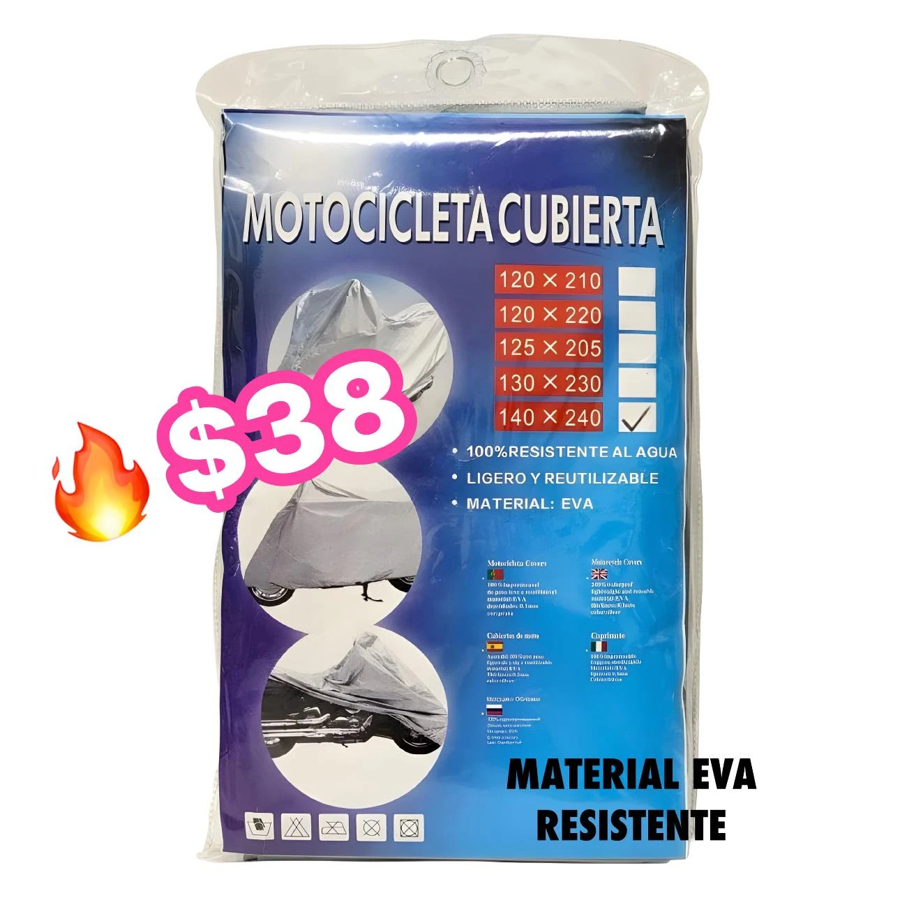🔥FUNDA PARA MOTOCICLETA🔥