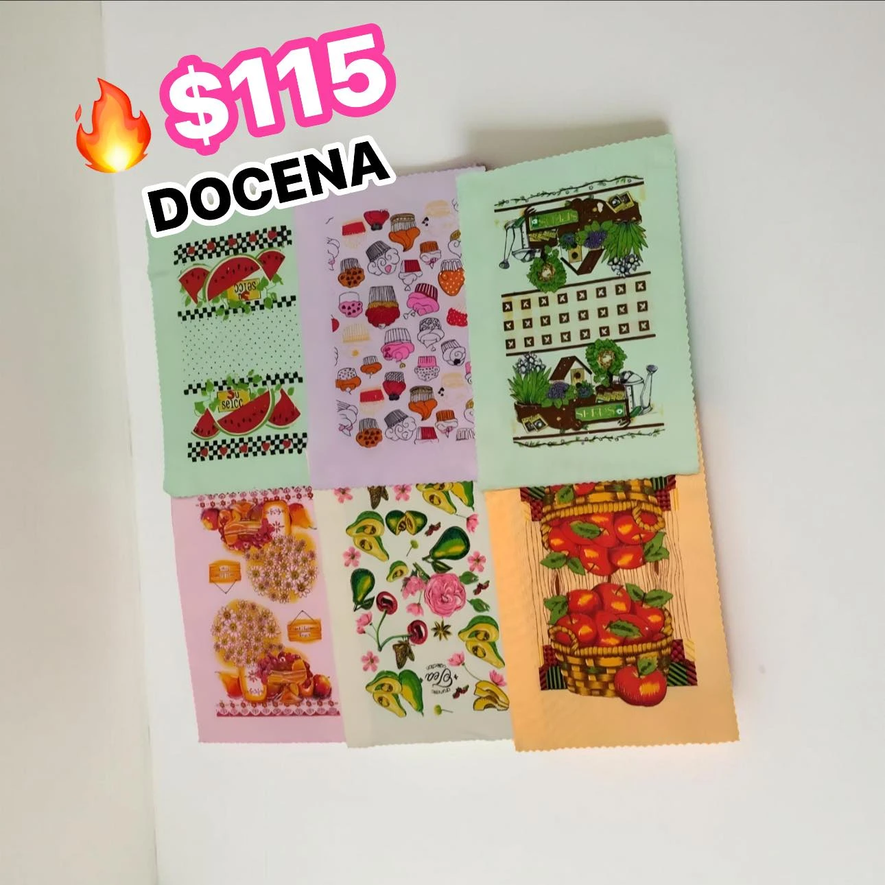 🔥DOCENA TOALLASA REUTILIZABLE🔥 6935865000107