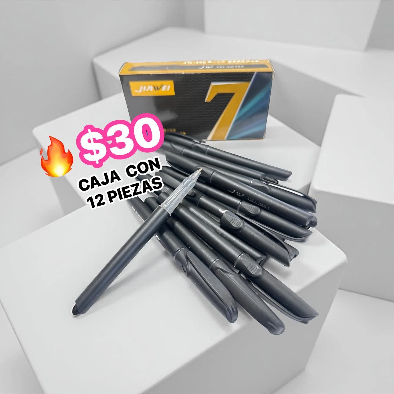 🔥CAJA 12 PLUMAS GEL🔥 6947960909988