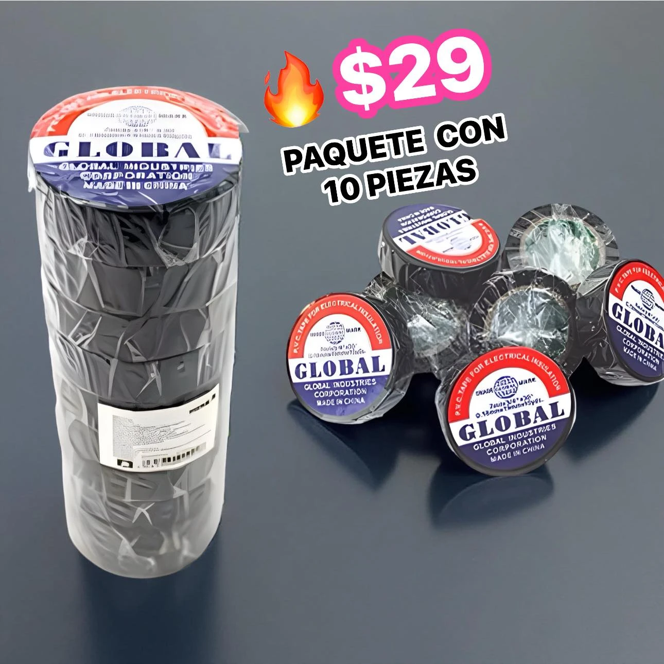 v🔥PAQUETE 10 CINTAS AISLAR🔥c 6923999010253