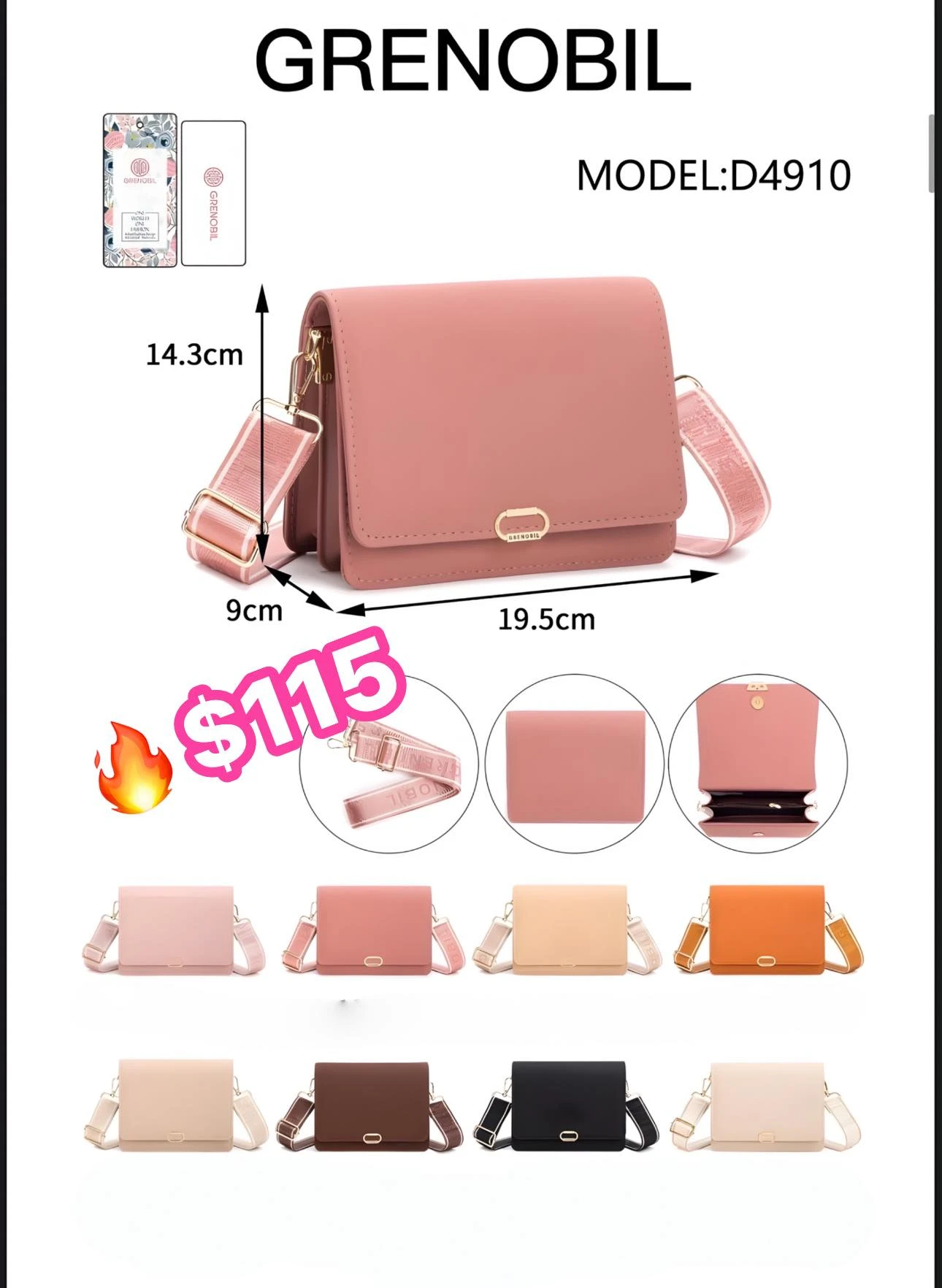 🔥BOLSA🔥 D4910