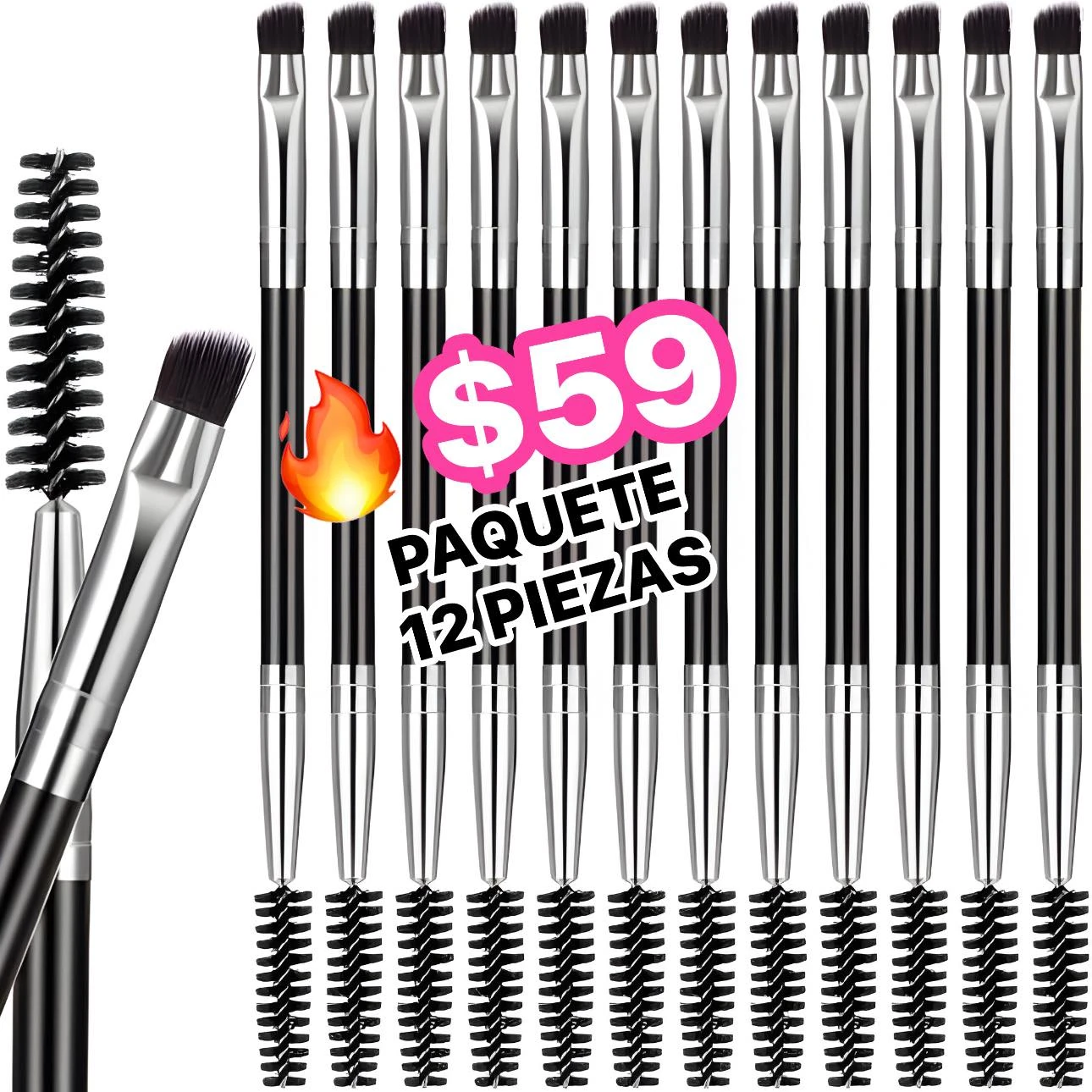 🔥DOCENA BROCHA PARA CEJAS🔥 6902023020406